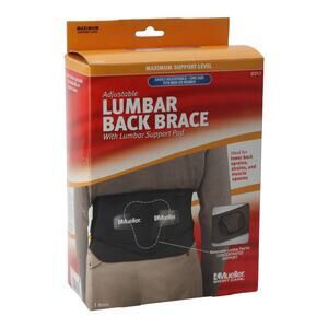 Mueller Adjustable Lumbar Back Brace w/ Lumbar Support Pad